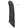 Real Rock Gaine de pénis Realrock Curve 17 x 4.5cm Noire